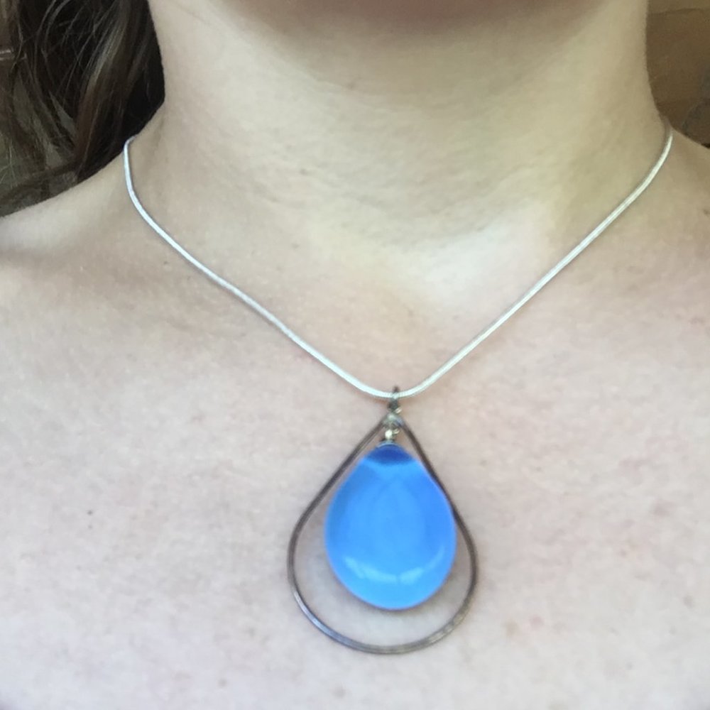 Tear drop necklace